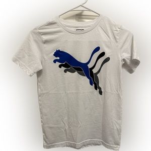 Puma Cat Retro Lines Kids Graphic T-Shirt